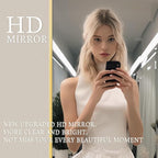Rowjut Floor Full Length Mirror, Arched Mirrors Full Length 81"x41" - Image 5