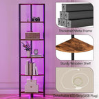 Furnulem 6 Tier Corner Shelf - Image 5