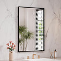 LOAAO Black Bathroom Mirror 24"X32" by LOAAO