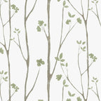 Timeet Peel and Stick Wallpaper Green Leaf Wall Paper Boho Floral Contact Paper by Timeet