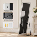 Full Length Mirror with Lights, Full Body Dressing Standing Mirrors with - Image 9