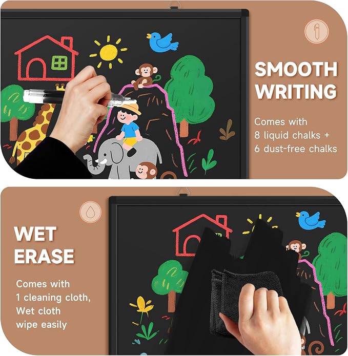 SELEAD Folding Magnetic Chalkboard - Image 8