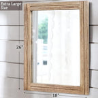 AAZZKANG Rustic Mirror for Wall - Image 2