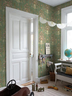 Orainege Floral Wallpaper Peel and Stick Wallpaper Modern Contact Paper 16.9in - Image 8