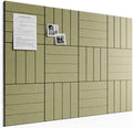 Bumusty Large Cork Board Alternative-48 x 36" Felt Bulletin Board Tiles by BUMUSTY