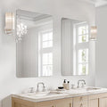 USHOWER 2-Pack Frameless Bathroom Mirrors by USHOWER