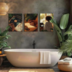 Black Woman Wall Art Set of 3 Fashion Black Girl Wall Decor, Trendy African - Image 4