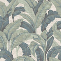 Tempaper Textured Green Layered Palm Faux Grasscloth Removable Peel and Stick by TempaperCo