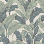 Tempaper Textured Green Layered Palm Faux Grasscloth Removable Peel and Stick by TempaperCo