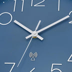 Foxtop Atomic Wall Clock Battery Operated Round Analog Modern Wall Clock Sets - Image 5