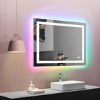 LOAAO 40"X32" LED Bathroom Mirror by LOAAO