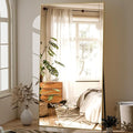 GLSLAND 71"x31" Full Length Mirror Extra Large Hanging or Leaning Rectangle by GLSLAND