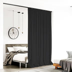 Room Divider Curtains for Ceiling Track Rod, 10 ft Wide x 7 ft Tall, 1 Panel - Image 2