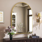 VooBang Arched Wall Mirror, 30 x 38 inch Arch Bathroom Mirror, Wall Mounted - Image 3