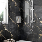 Chejiaye 10pcs Marble Peel and Stick Backsplash Waterproof Washroom Wall Panels - Image 3