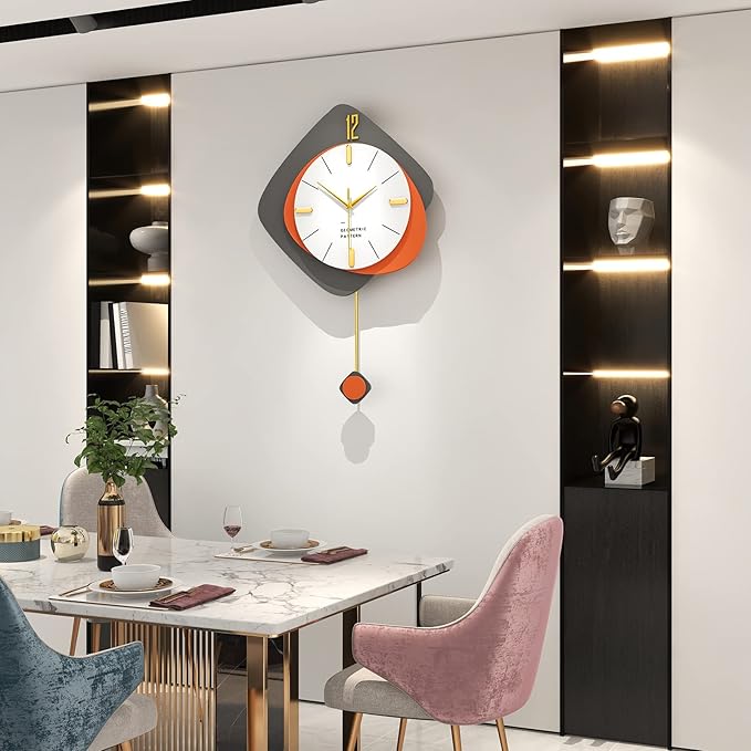 FLEBLE Large Wall Clocks for Living Room Decor Big Modern Decortive Wall Clock - Image 3