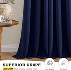 MIULEE Blackout Curtains for Bedroom Living Room 2 Panels, Thermal Insulated - Image 5