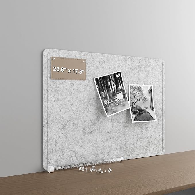 Large Felt Bulletin Board for Wall, Soft Felt Cork Board for Office, Home - Image 8