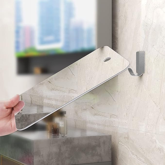 APHUIME Deluxe Large Fogless Shower Mirror, Fogless Shaving Mirror, Anit-Fog - Image 6