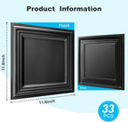 Art3d 33-Pack 3D Wall Panel for Interior Wall Décor, Diamond Textured PVC - Image 7