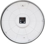 HITO 16" Silent Wall Clock Battery Operated Non Ticking Sweep Movement Glass - Image 4