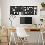 Peg Board, 3 Pack Metal Pegboard Panels Black Pegboards Wall Organizer - Image 9