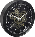 CLXEAST 15 Inch Real Moving Gear Wall Clock, Vintage Industrial Steampunk Metal - Image 9