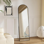 Sweetcrispy 56"x15" Arched Full Length Mirror, Leaning or Standing Full Body by Sweetcrispy