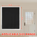 AJAZZ self Adhesive Portable 100% Blackout Curtains Simple and Easy to - Image 5