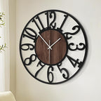 1st owned Wall Clock for Living Room -16" Silent Non Ticking, Battery Operated - Image 8