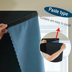 AJAZZ self Adhesive Portable 100% Blackout Curtains Simple and Easy to - Image 7
