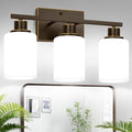 3-Light Bathroom Light Fixtures, Vanity Light by Bathroomlightfixtures