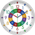 XFM Learning Clock for Kids Silent Non Ticking Battery Operated Colorful by XFMWallClock