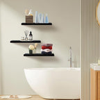 Upassion Floating Shelves for Wall Set of 3, Frame Display Floating Shelf for - Image 6