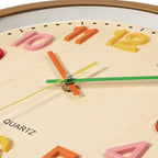Foxtop Silent Kids Wall Clock Non-Ticking Battery Operated Colorful Childrens - Image 7