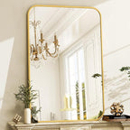 Easly 26 x 38 Inch Bathroom Mirror, Rounded Rectangular Vanity Mirror - Image 3
