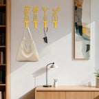 Decorative Wall Hooks, Metal Flowers Wall Decor - Image 3