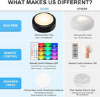 BLS LED Puck Lights with Remote Control, Wireless Under Cabinet & Closet - Image 5