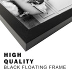 Black and White Bathroom Wall Decor Funny Hippo in Bathtub Wall Art Framed - Image 5