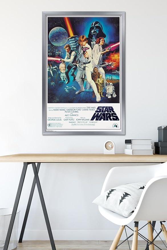 Trends International 24X36 Star Wars-V One Sheet Wall Poster, 25.8" x 37.8" x 1" - Image 6