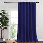 NICETOWN Room Divider Curtain 132 Inches Long, Wide Blackout Sliding Door by NICETOWN