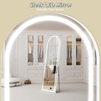 Koonmi Full Length Mirror with LED Lights 65"x26" with Dimming & 3 Color - Image 3