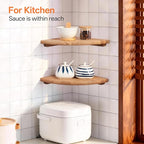 Floating Corner Shelves, Living Room - Image 8