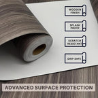 Wood Grain Peel and Stick Floor Tiles – 11.8” Width, Full Roll Length of 118" – - Image 3