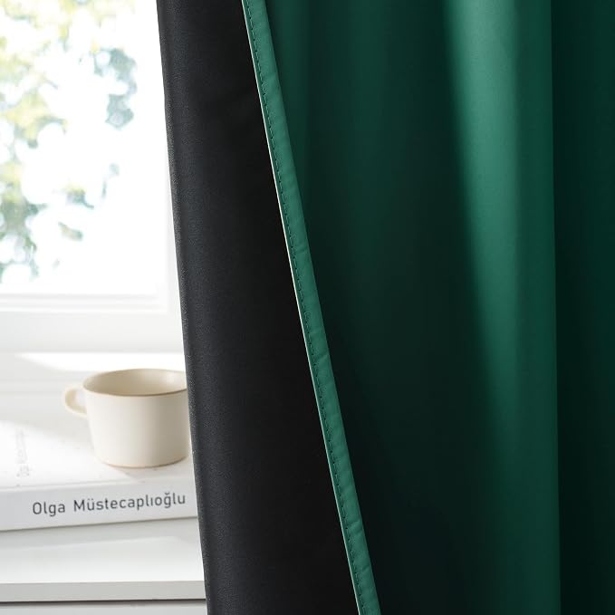 RYB HOME 100% Blackout Short Curtains - Image 3