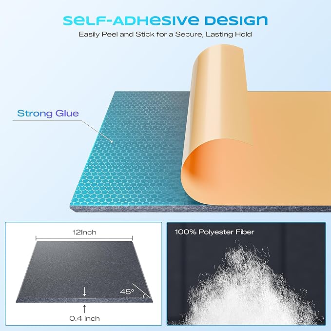 12 Pack Self-Adhesive Acoustic Panels - Image 2