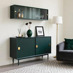 Yancorp 24"x394"/32.8' Matte Emrald Green Peel and Stick Wallpaper Removable - Image 3