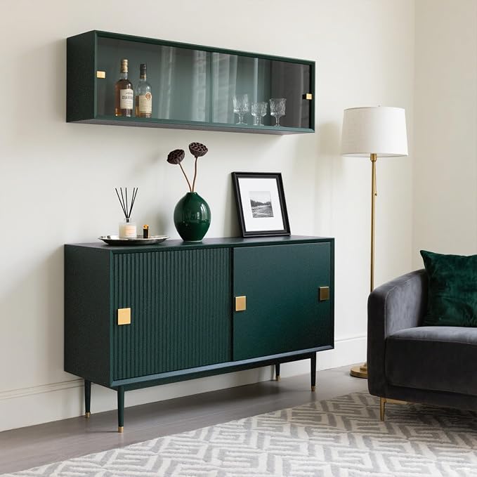 Yancorp 16"x394" Matte Emrald Green Peel and Stick Wallpaper Removable Contact - Image 3
