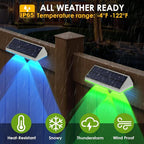 8 Pack Solar Fence Lights Outdoor - Image 4