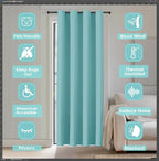 ChrisDowa Blackout Curtains 80 Inches Long - Image 3